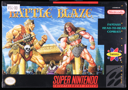 Battle Blaze SNES 8.5 A+ - NEBRASKA COLLECTION