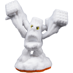 White Flocked Stump Smash - Skylander Giants Chase Variants