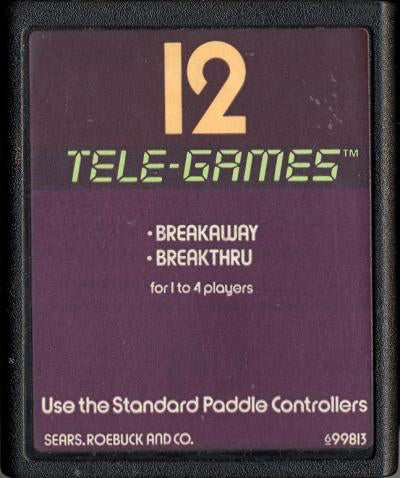 Breakaway IV (Tele-Games) - Atari 2600