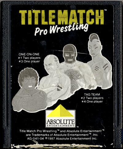 Title Match: Pro Wrestling - Atari 2600