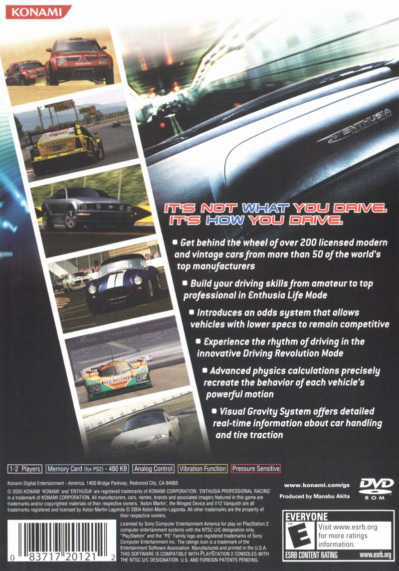 Enthusia Professional Racing - PS2