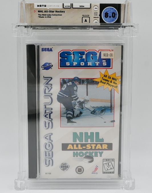 NHL All-Star Hockey SEGA SATURN 8.0 A - NEBRASKA COLLECTION