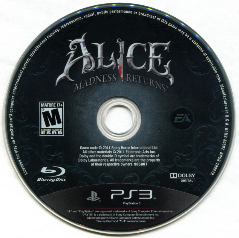 Alice: Madness Returns - PS3