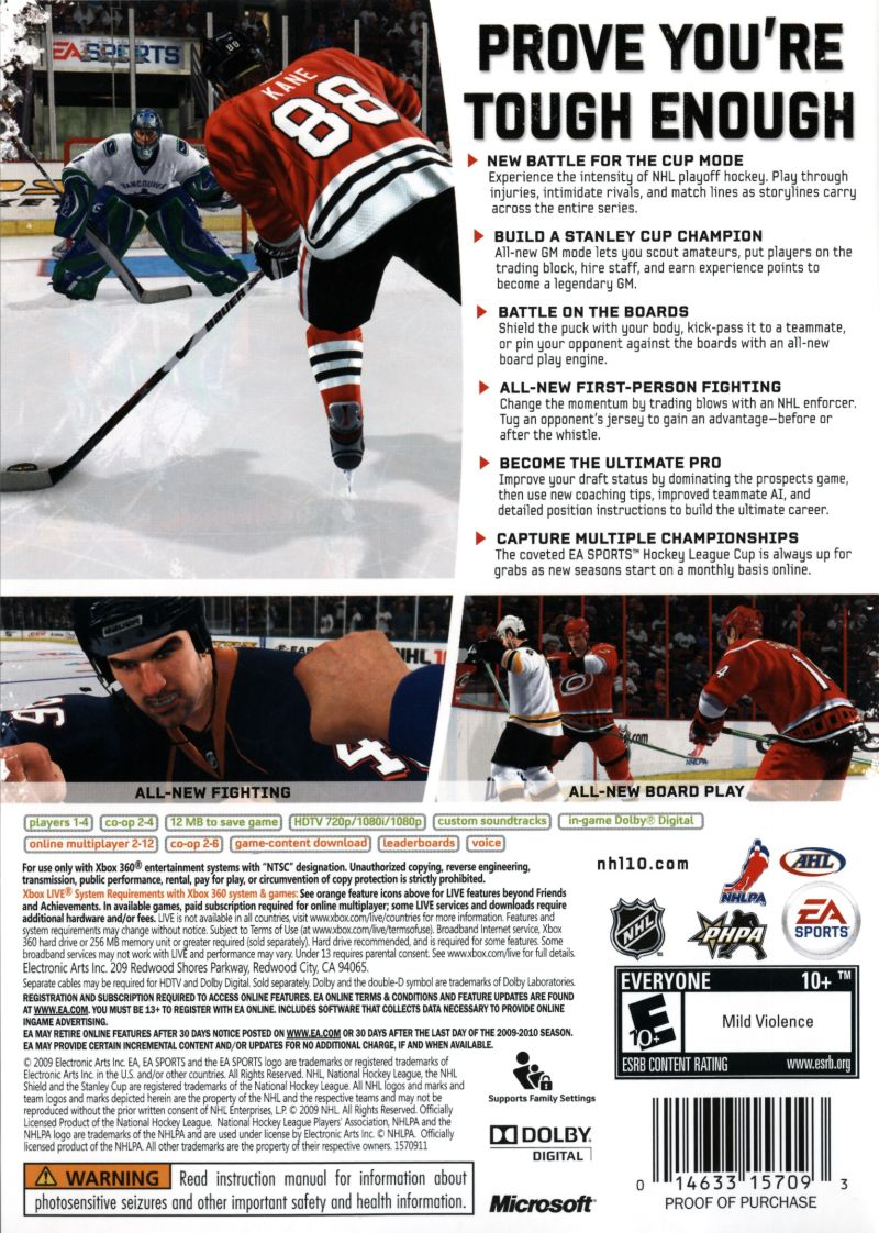 NHL 10 - Xbox 360