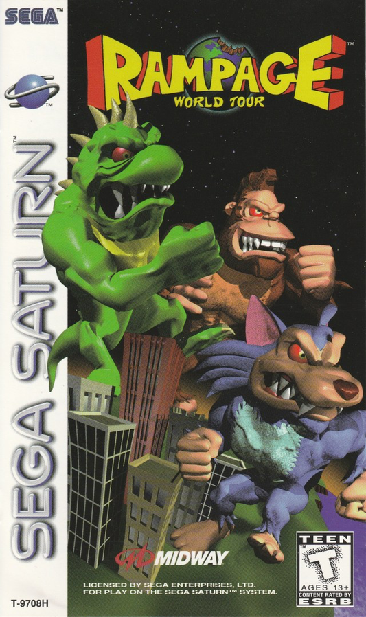 Rampage World Tour - Sega Saturn