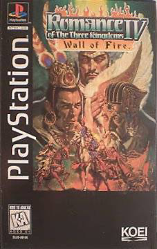 Romance of the Three Kingdoms IV: Wall of Fire (Long Box) - PS1