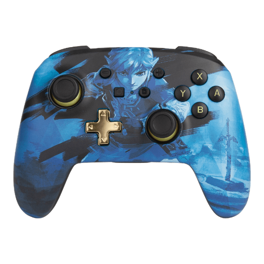 Power A Enhanced Wireless Controller Blue Link - Switch