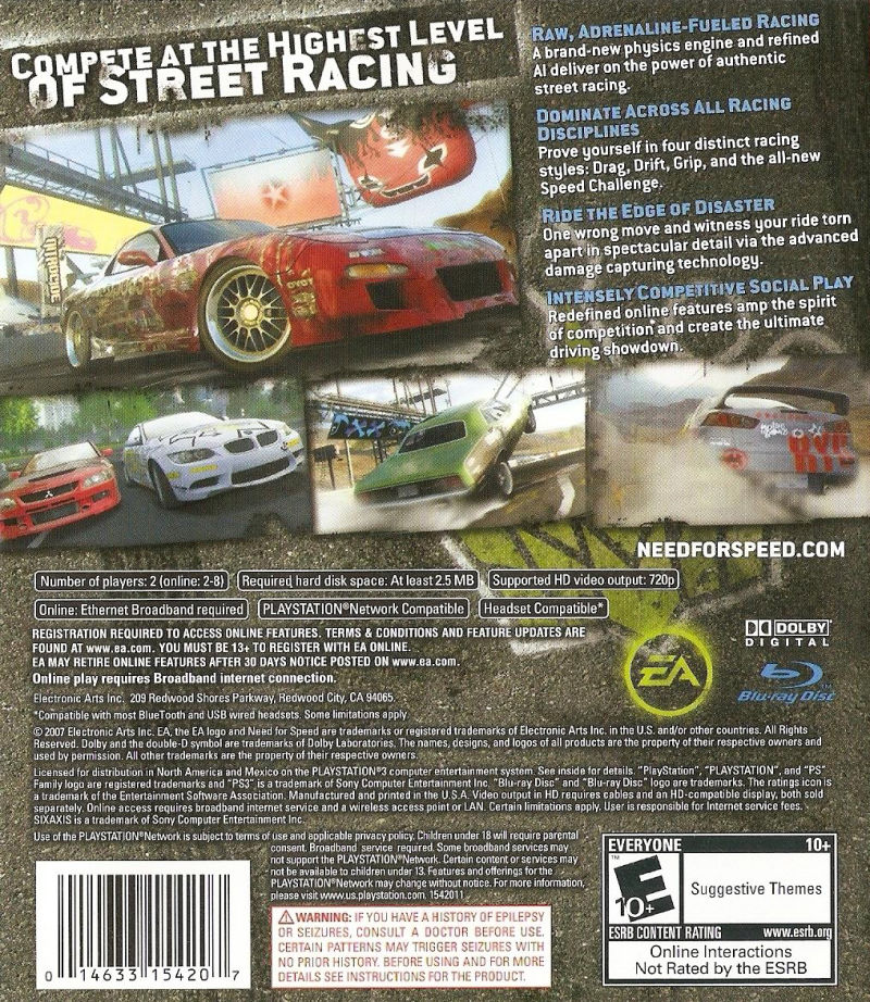 Need for Speed: Pro Street - PS3