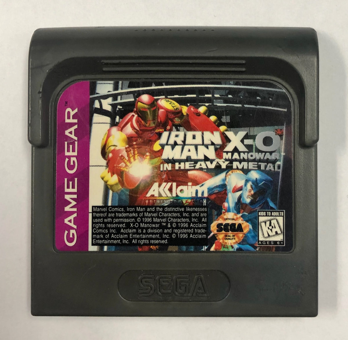Iron Man XO Manowar in Heavy Metal - Game Gear