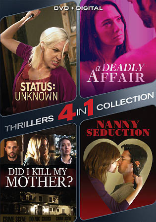 4-In-1 Thrillers: Status: Unknown / A Deadly Affair / Did I Kill My Mother? / Nanny Seduction - DVD