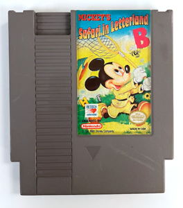Mickey's Safari in Letterland - NES