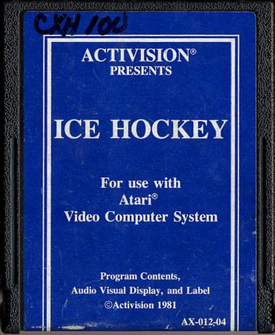 Ice Hockey (Blue Label) - Atari 2600