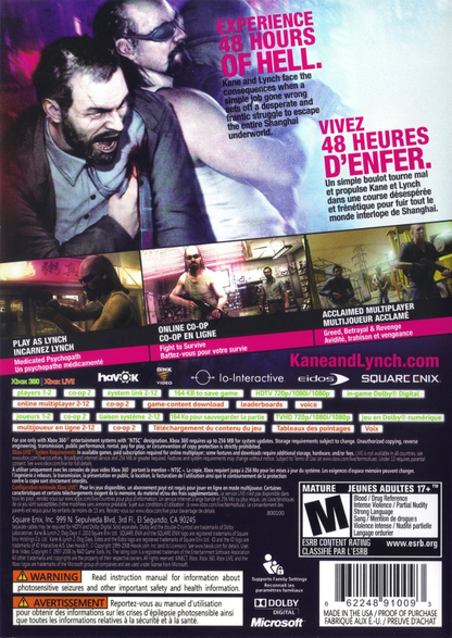Kane and Lynch 2: Dog Days - Xbox 360