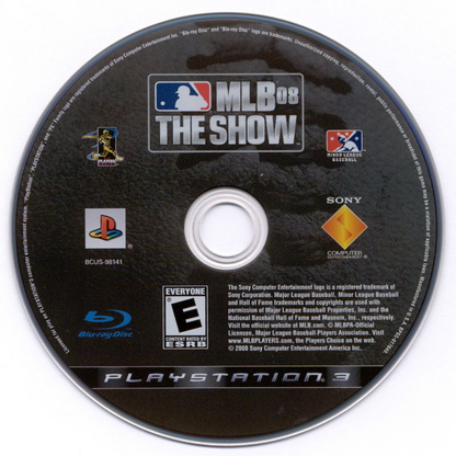 MLB 08: The Show - PS3