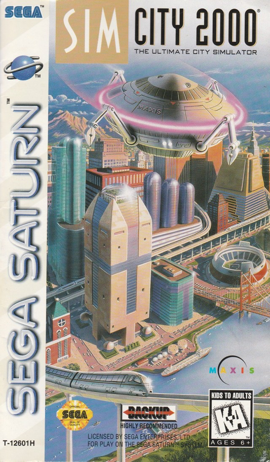 SimCity 2000 - Sega Saturn