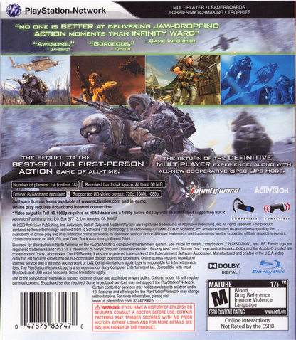 Call of Duty: Modern Warfare 2 - PS3