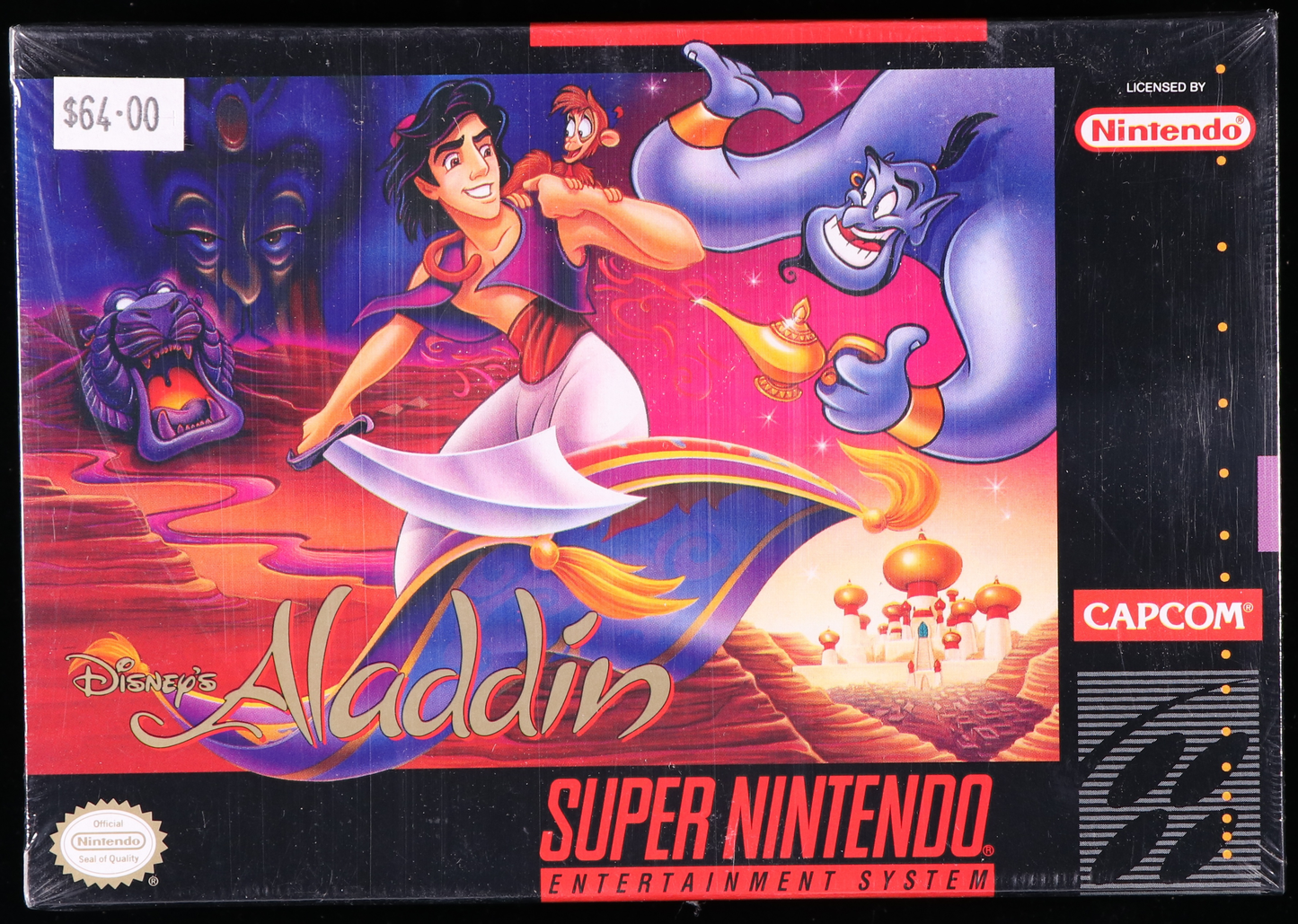 Disney's Aladdin SNES 9.6 A+ - NEBRASKA COLLECTION