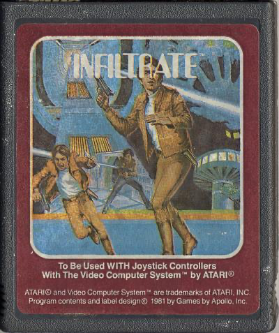 Infiltrate (Red Label) - Atari 2600