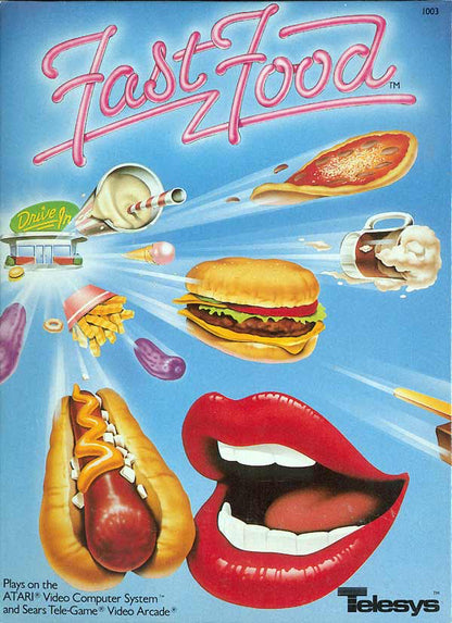 Fast Food (Telesys Cartridge) - Atari 2600