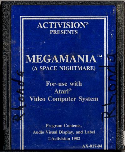 Megamania (Blue Label) - Atari 2600