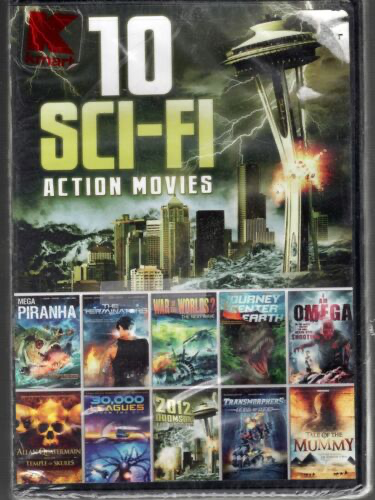 10 Sci-Fi Action Movies - DVD