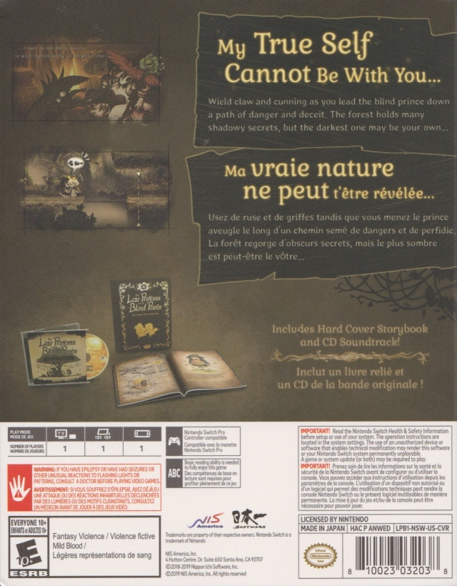 Liar Princess and the Blind Prince - Storybook Edition - Switch
