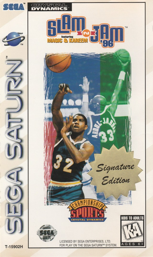 Slam 'N Jam '96 featuring Magic & Kareem - Sega Saturn