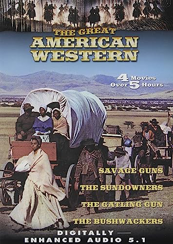 Great American Western, Vol. 12: Savage Guns / Fighting Mad / The Sundowners / The Gatling Gun - DVD