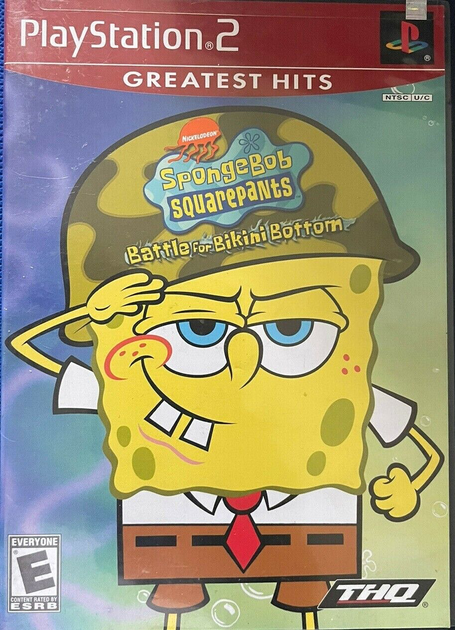 Spongebob Squarepants: Battle for Bikini Bottom - Greatest Hits - PS2