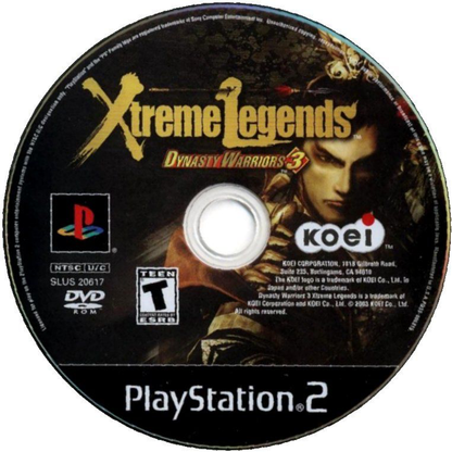 Dynasty Warriors 3 Xtreme Legends - PS2