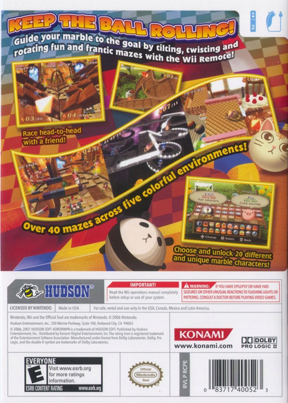 Kororinpa: Marble Mania - Wii