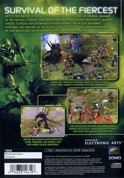 Aliens vs. Predator Extinction - PS2