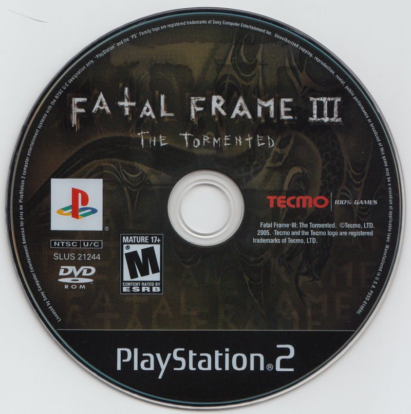Fatal Frame 3 Tormented - PS2