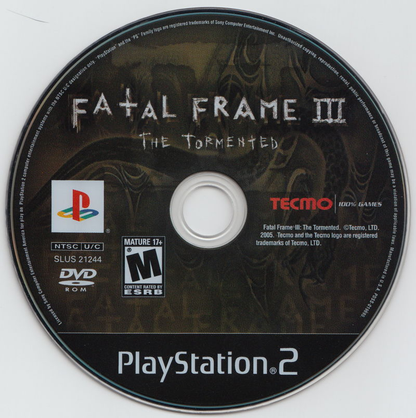 Fatal Frame 3 Tormented - PS2