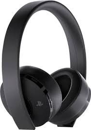 Official Gold Wireless Headset | Black - PS4