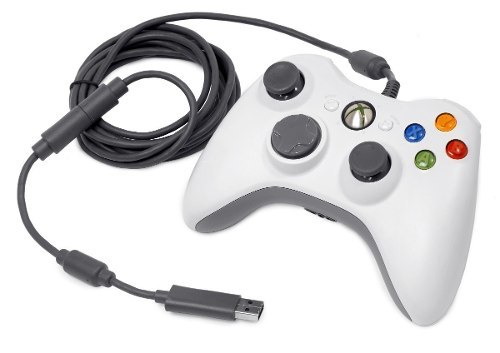 Wired Official Controller | White - Xbox 360