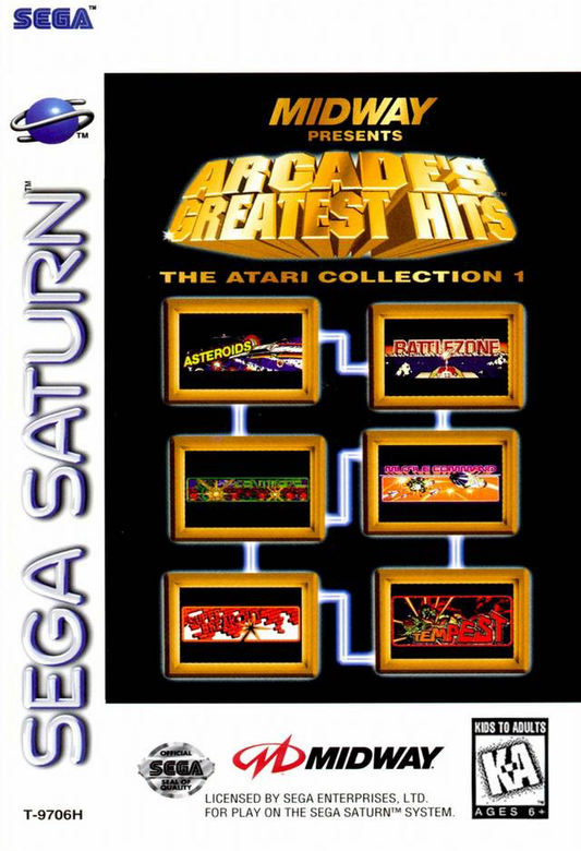 Arcade's Greatest Hits: The Atari Collection - Sega Saturn