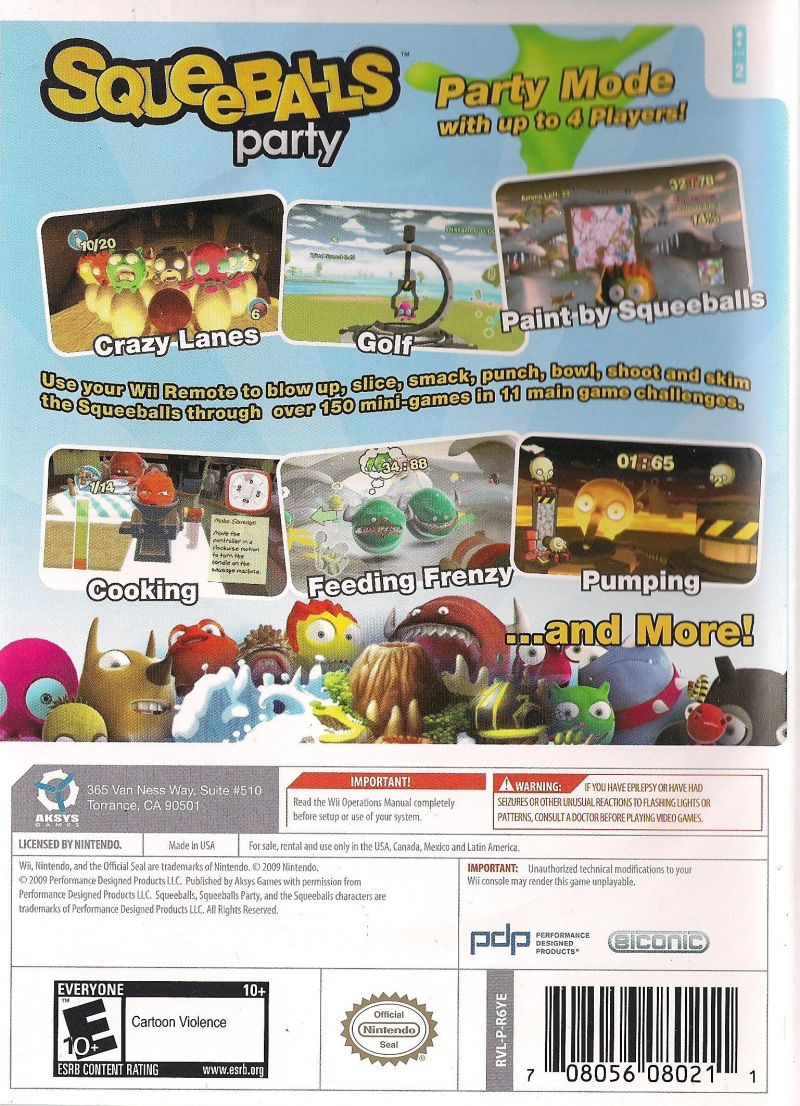 Squeeballs Party - Wii