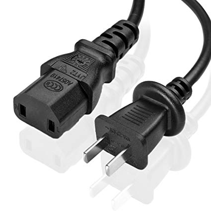 Power Cord | Universal 2-Prong - Cord