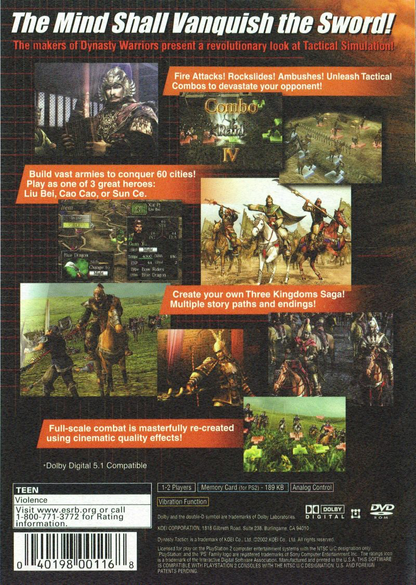 Dynasty Tactics - PS2