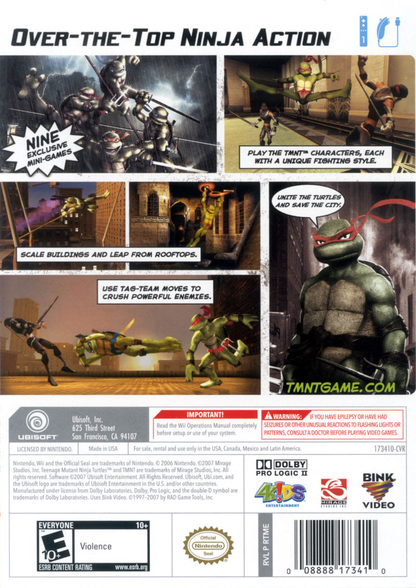 TMNT: Teenage Mutant Ninja Turtles - Wii