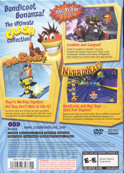 Crash Bandicoot Action Pack - PS2