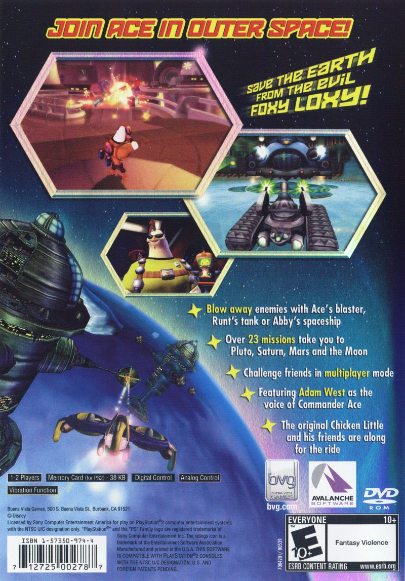 Chicken Little Ace In Action - PS2
