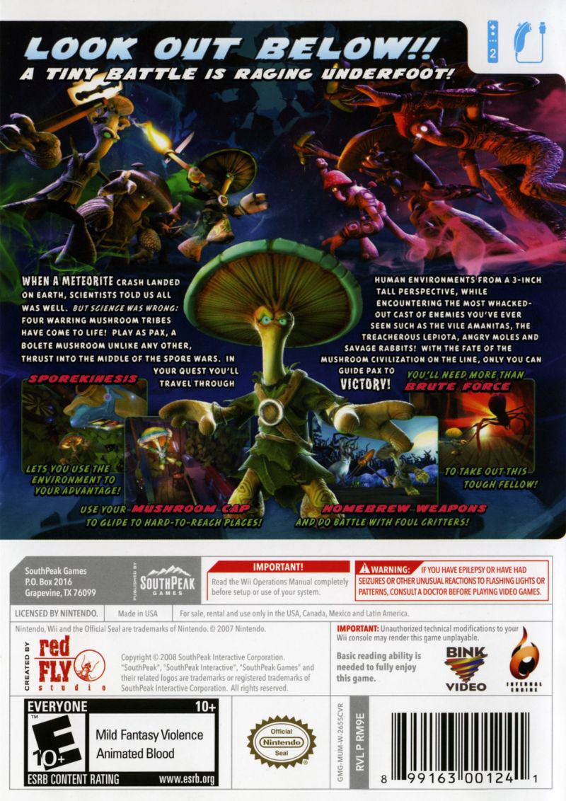 Mushroom Men: The Spore Wars - Wii