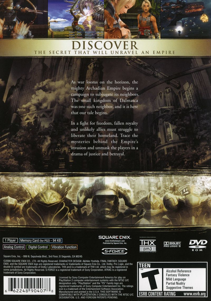 Final Fantasy XII - PS2