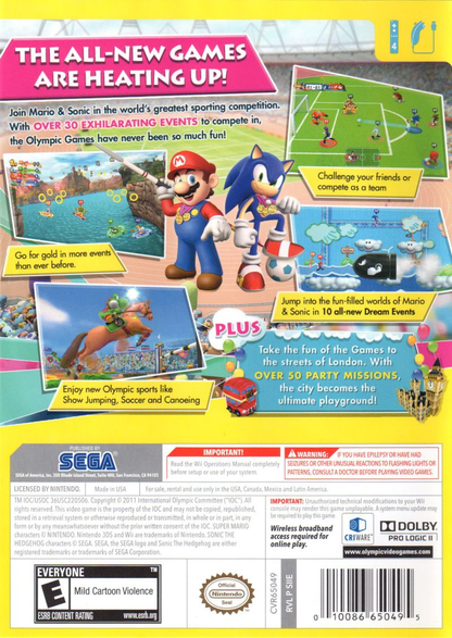 Mario & Sonic at the London 2012 Olympic Games - Wii