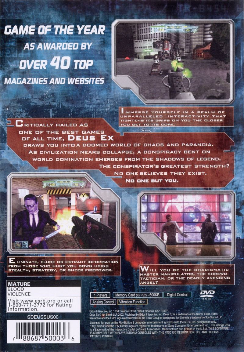 Deus Ex - PS2