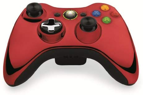 Wireless Official Controller | Red Chrome - Xbox 360