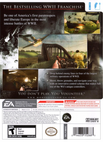 Medal of Honor: Vanguard - Wii