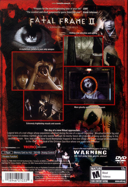 Fatal Frame 2 - PS2